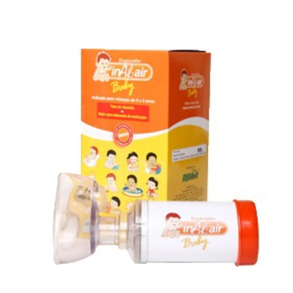 Encontraproduto.com.br - Espaçador Inal-Air Baby Para Crianças de 0 A 2 Anos com 1 Unidade