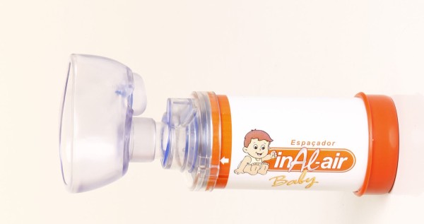 Encontraproduto.com.br - Espaçador Inal-Air Baby Para Crianças de 0 A 2 Anos com 1 Unidade