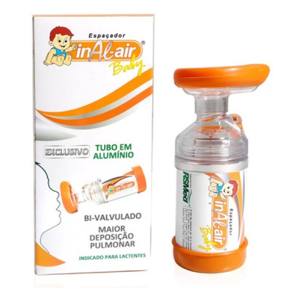 Encontraproduto.com.br - Espaçador Inal-Air Baby Para Crianças de 0 A 2 Anos com 1 Unidade