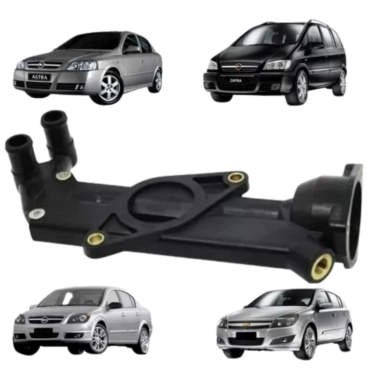 087220 - Carcaca Valvula Termostatica - Astra/Vectra/Zafira/S10 - Aje