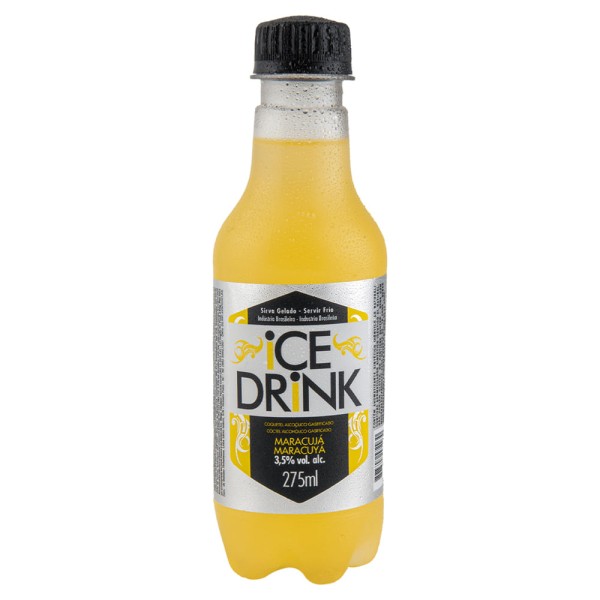Bebida Mista Ice Drink Maracujá Pet 275ml