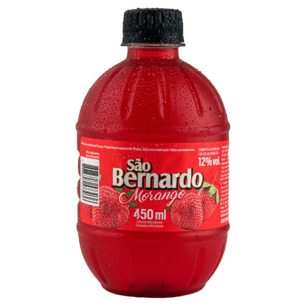 Coquetel São Bernardo Morango Pet 450ml