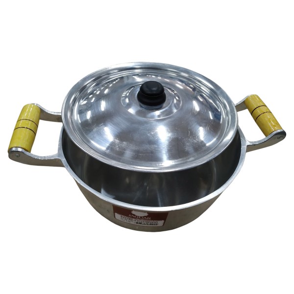 Encontraproduto.com.br - Caçarola em Alumínio Fundido 2,6 Litros com Alça de Madeira 22 cm Jaguar