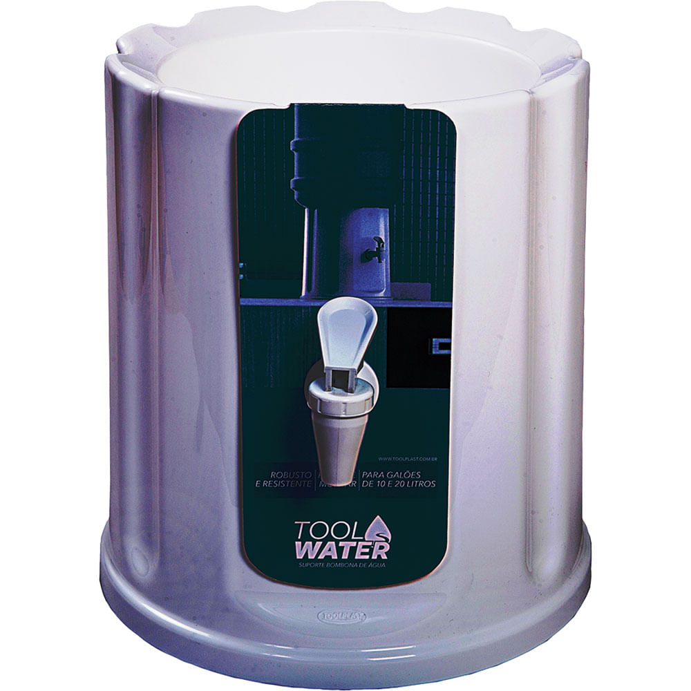 Suporte para Garrafão Toolplast Tool Water Branco
