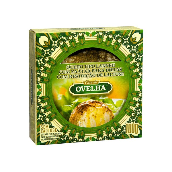Encontraproduto.com.br - Queijo Tipo Labneh Sem Lactose com Zaatar Casa da Ovelha Caixa 100 g