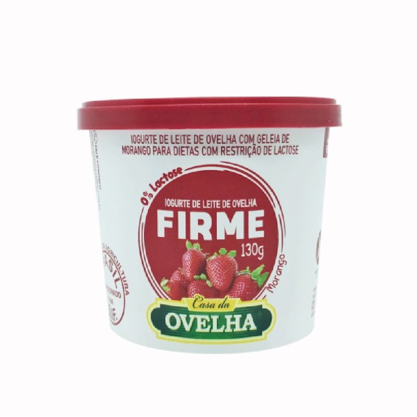 Encontraproduto.com.br - Iogurte Natural com Geleia de Morango Zero Lactose Casa da Ovelha 130g