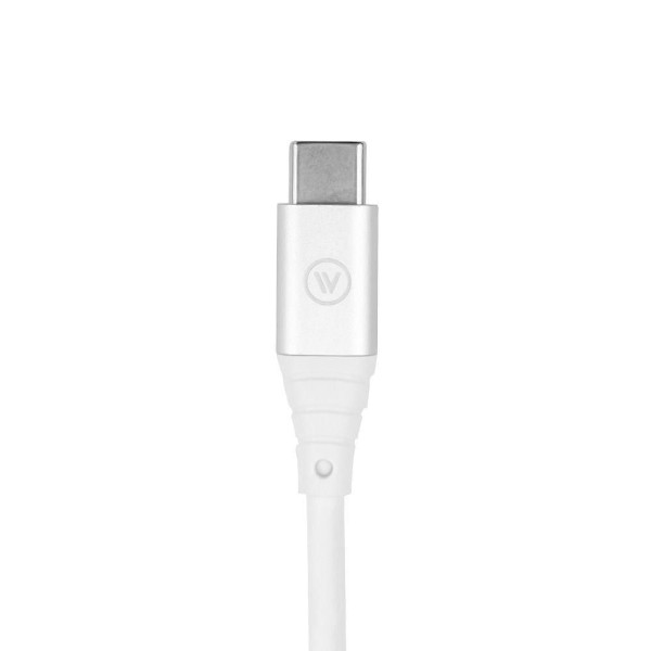 Encontraproduto.com.br - Cabo Mfi Para Usb-c Hard Cable Em Tpe Branco
