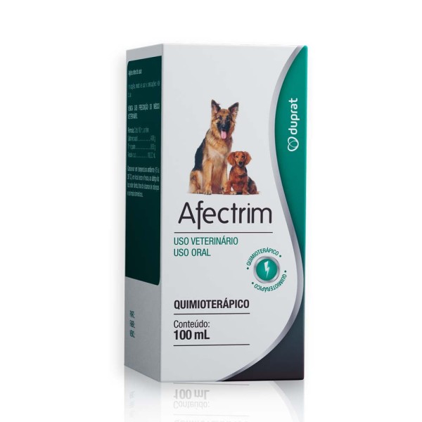 Encontraproduto.com.br - Afectrim 100ml Duprat Antibiótico Oral Cães e Gatos