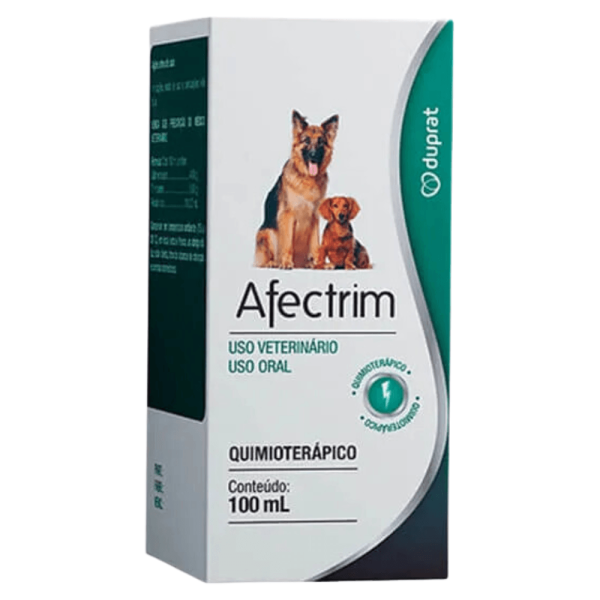 Encontraproduto.com.br - Afectrim 100ml Duprat Antibiótico Oral Cães e Gatos
