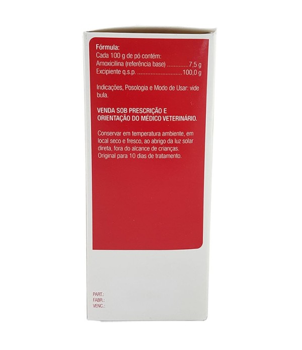 Encontraproduto.com.br - Duprancil Oral 100g Duprat Antibiótico Cães e Gatos