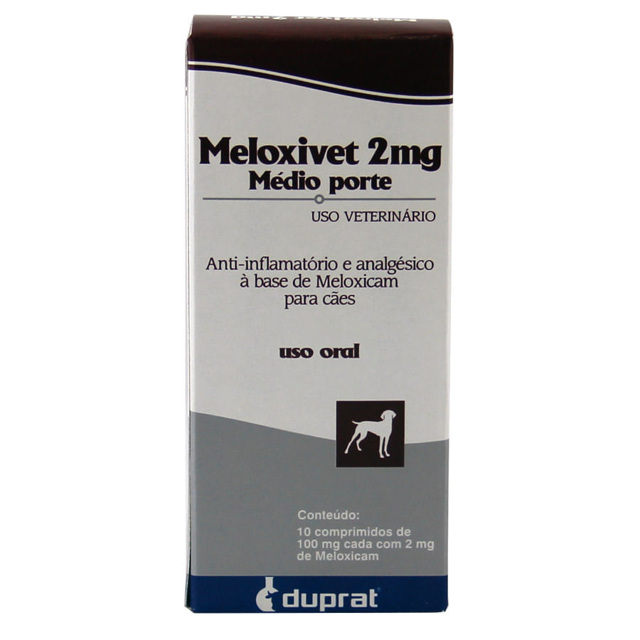 Encontraproduto.com.br - MELOXIVET 2mg - caixa com 10 compr