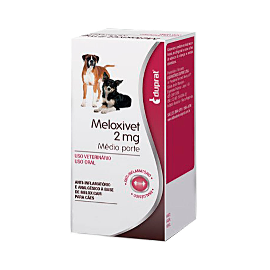 Encontraproduto.com.br - MELOXIVET 2mg - caixa com 10 compr