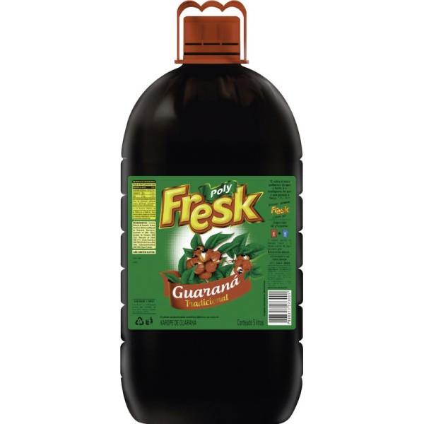 Encontraproduto.com.br - Xarope Fresk Guaraná Bombona com 5L