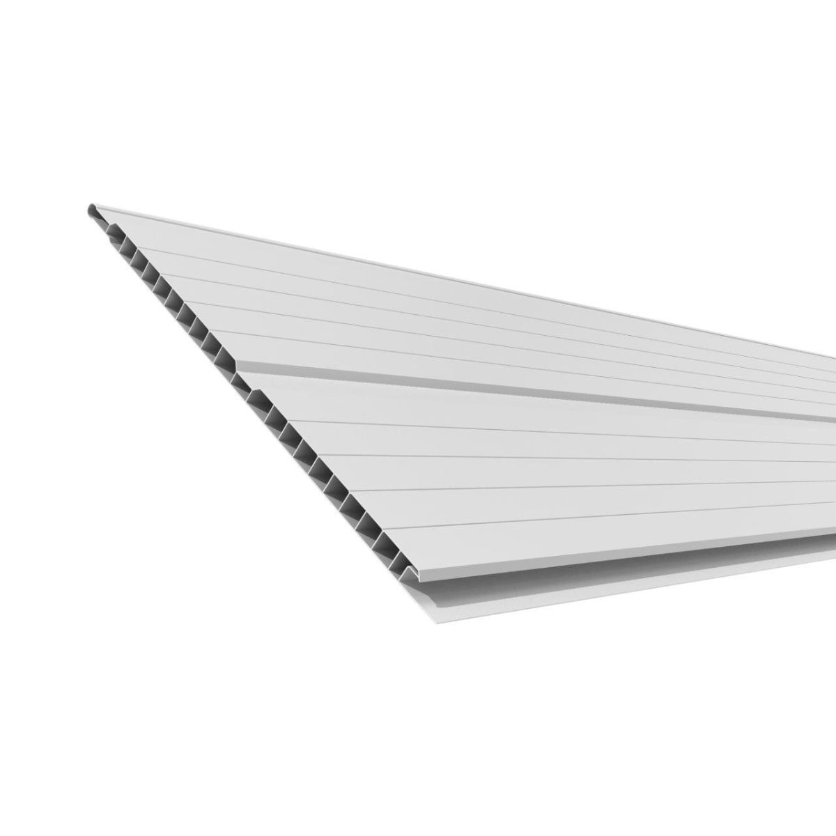 Forro PVC Permatto Frisado Branco 8mm 20cm 4m