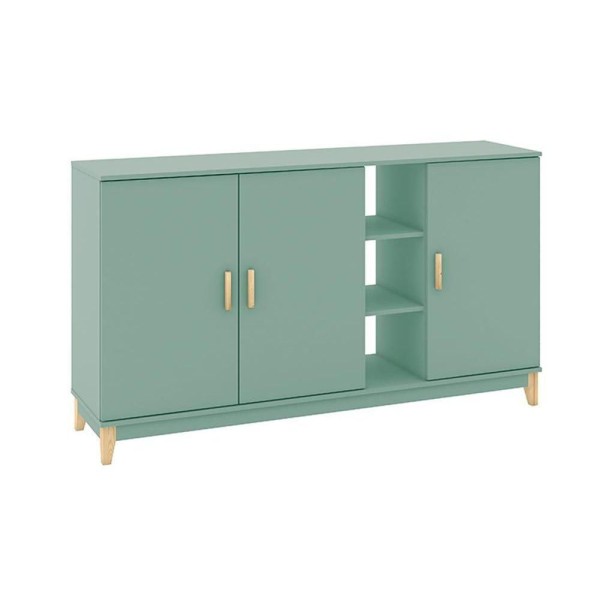 Encontraproduto.com.br - Buffet Legno com 3 Portas - Oliva