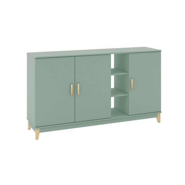 Encontraproduto.com.br - Buffet Legno com 3 Portas - Oliva