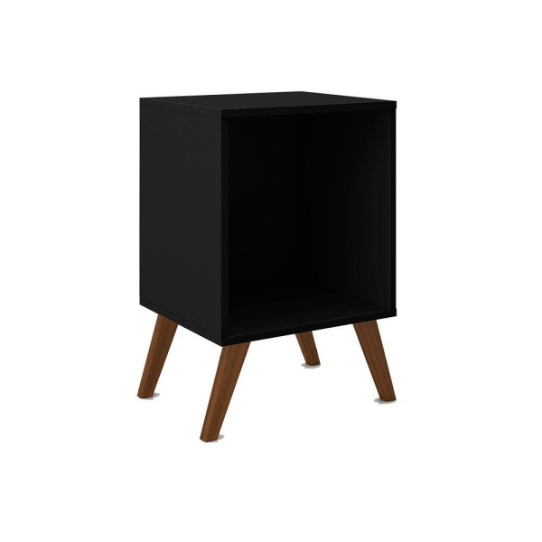 Encontraproduto.com.br - Mesa Lateral Retrô Movelbento Mdp Disa Móveis Preto