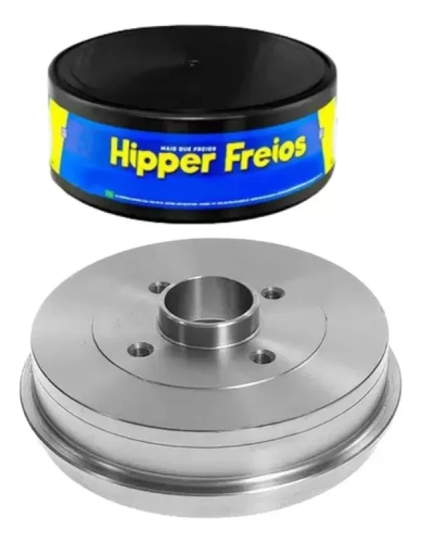 Tambor Freio Clio Symbol Traseiro Com Cubo Hipper Freios