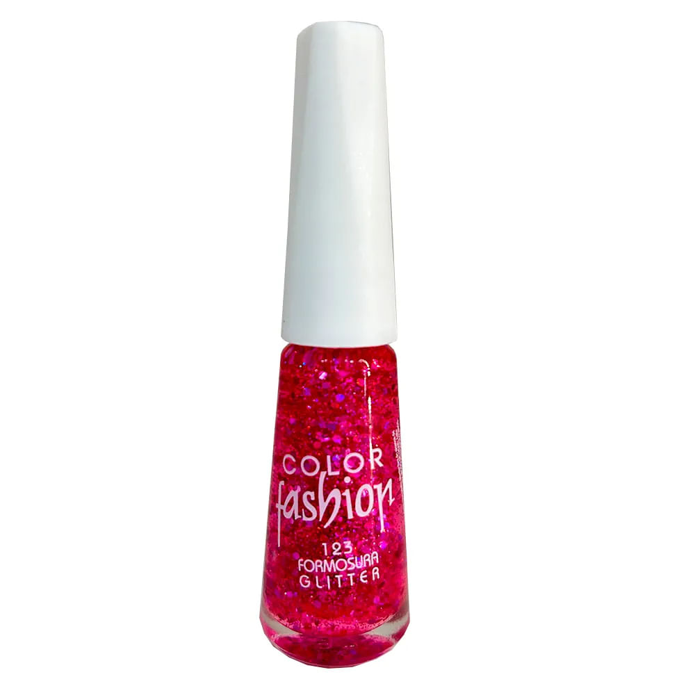 Esmalte Color Fashion Glitter Formosura