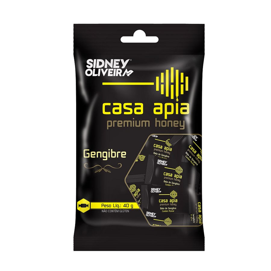 Sidney Oliveira Bala De Gengibre Casa Apia  40G