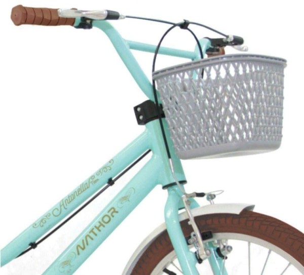 Encontraproduto.com.br - Bicicleta Infantil Aro 16 com Rodinhas Antonella Verde Nathor
