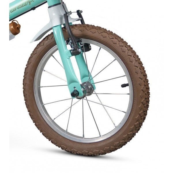 Encontraproduto.com.br - Bicicleta Infantil Aro 16 com Rodinhas Antonella Verde Nathor