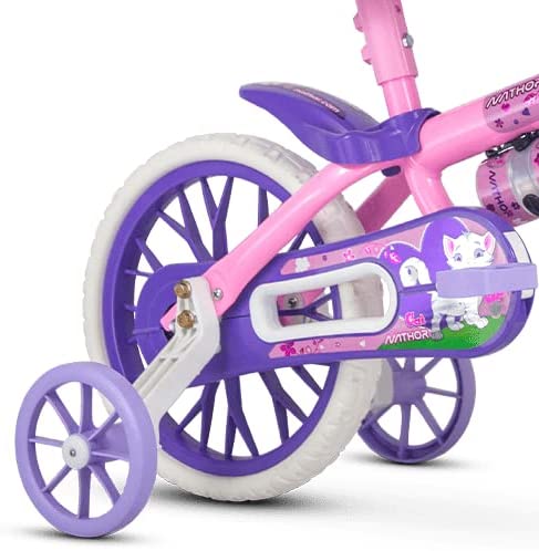 Encontraproduto.com.br - Bicicleta Infantil Com Rodinhas - Aro 12 - Selim Pu - Cat - Nathor