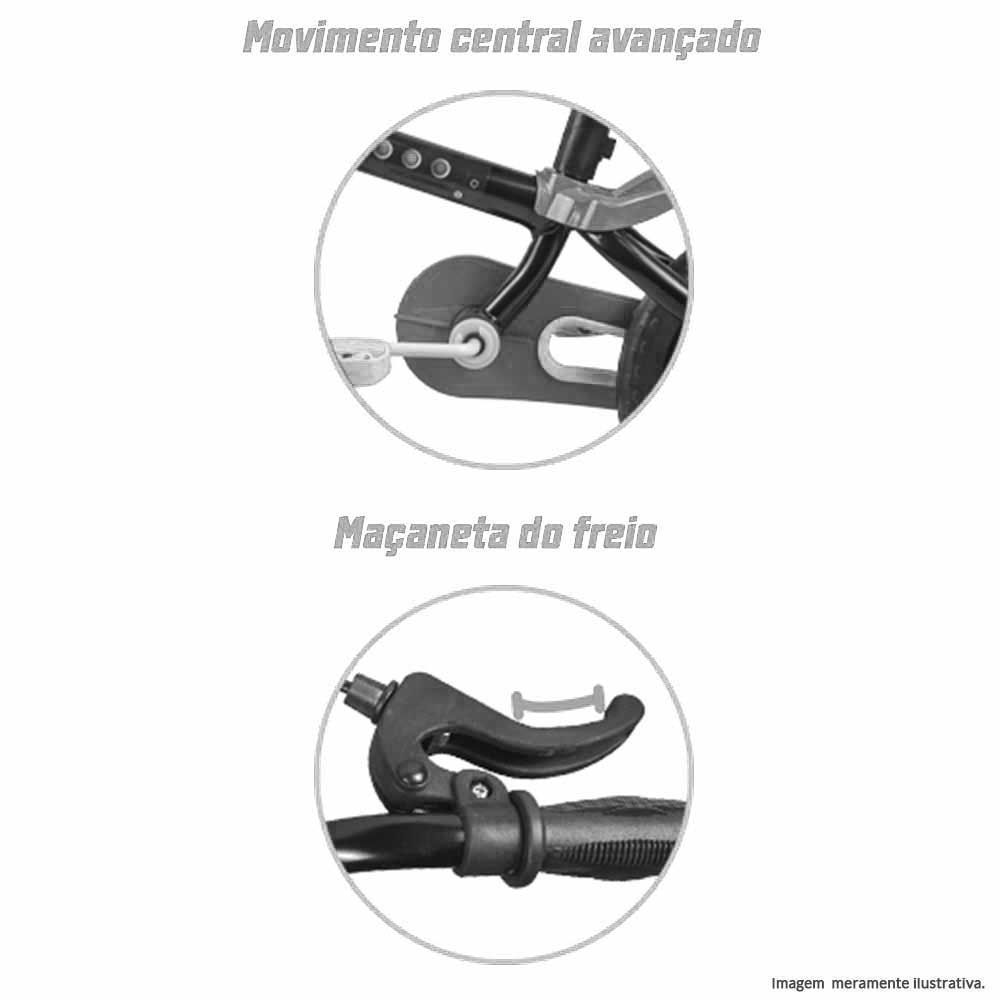 Encontraproduto.com.br - Bicicleta Infantil Com Rodinhas - Aro 12 - Selim Pu - Motor X - Vermelho - Nathor