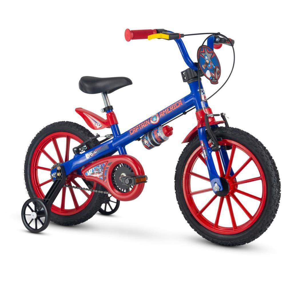 BICICLETA ARO 16 CAPITAO AMERICA NATHOR INDUSTRIA E C