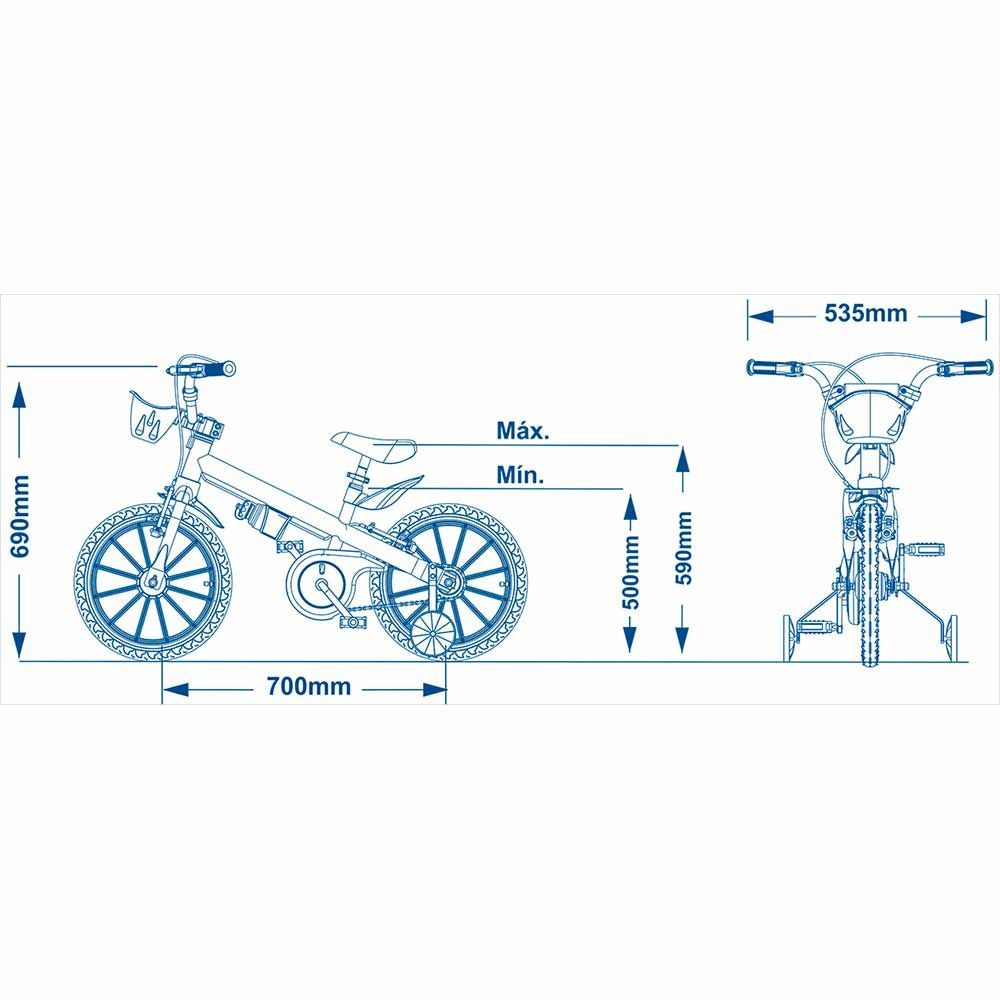 Encontraproduto.com.br - Bicicleta Stitch Aro 16 - Nathor