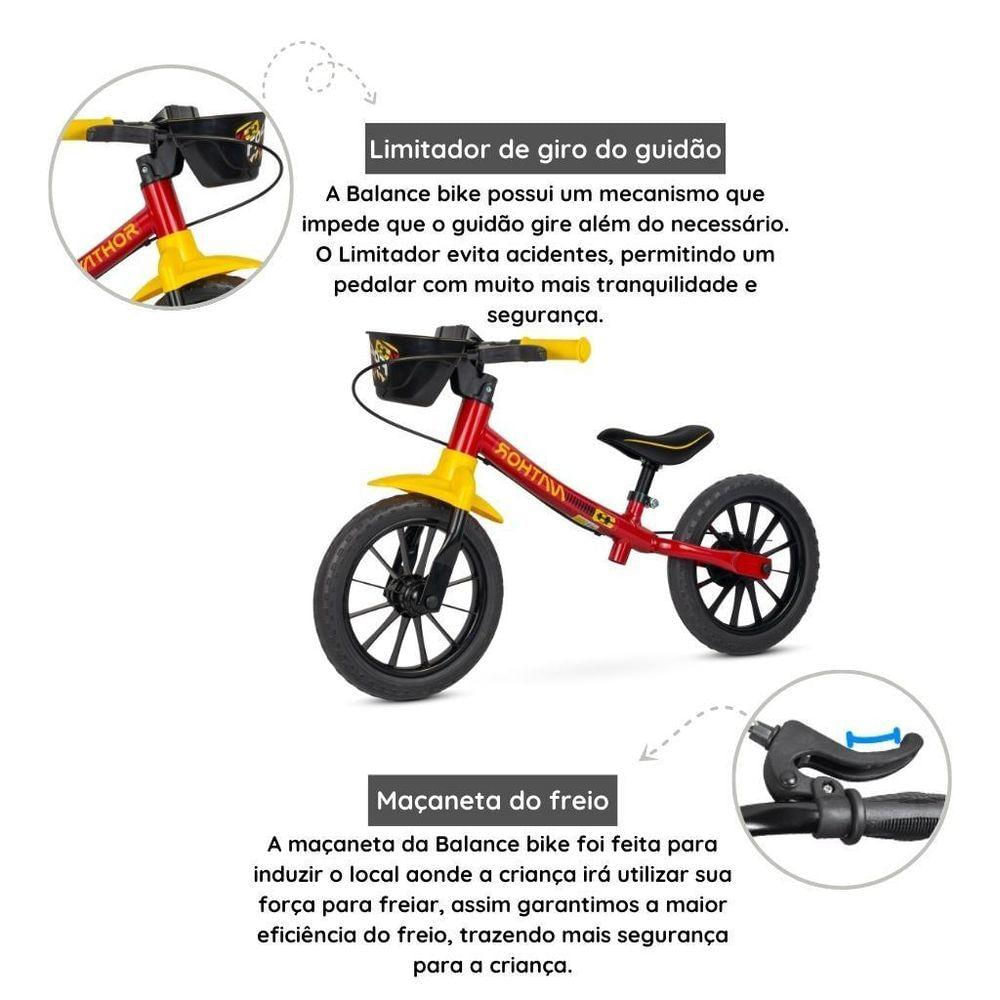 Encontraproduto.com.br - Bicicleta Infantil Equilíbrio Fast - Aro 12 - Nathor