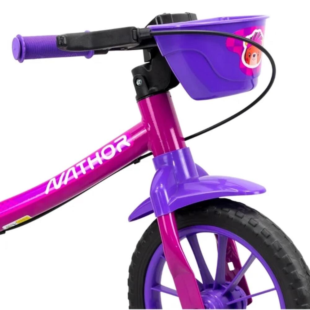 Encontraproduto.com.br - Bicicleta Infantil Aro 12 Balance Bike Feminina Nathor