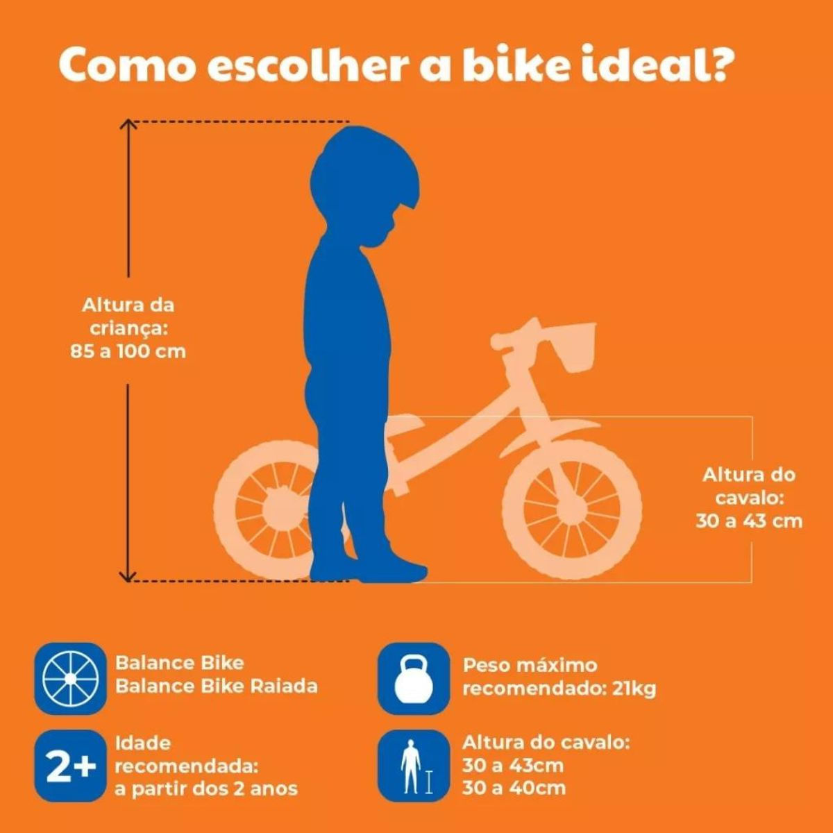 Encontraproduto.com.br - Bicicleta Infantil Aro 12 Balance Bike Feminina Nathor