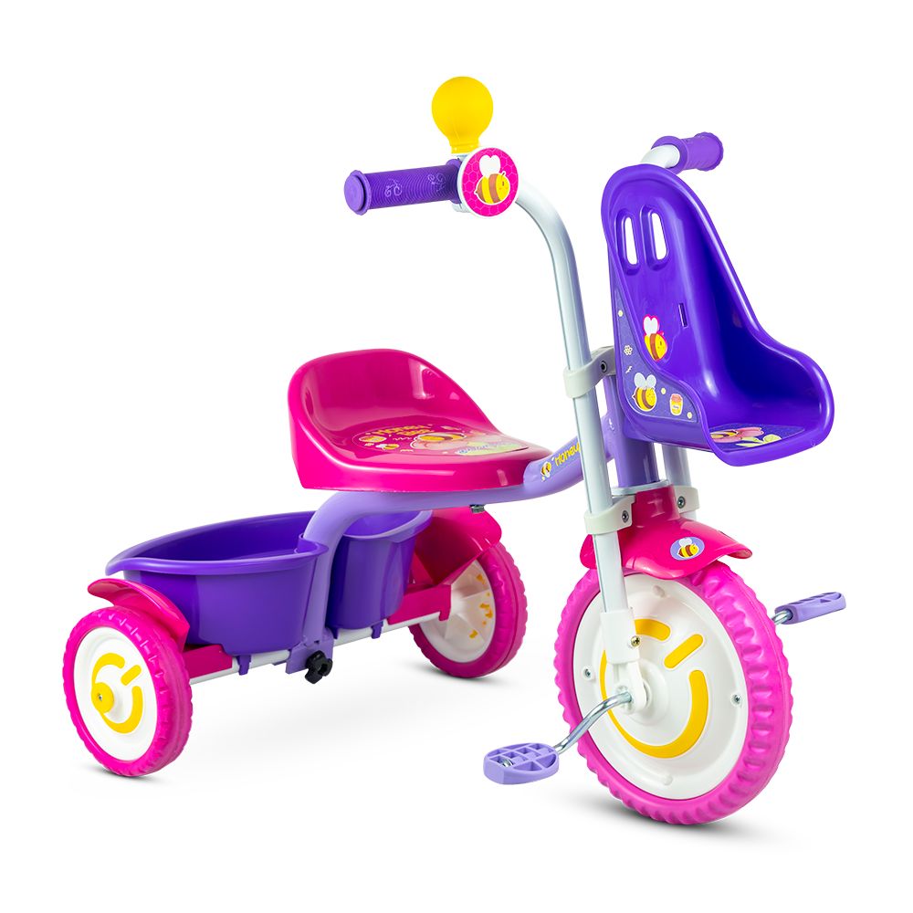 Triciclo Honey Bee com Cadeirinha - Nathor