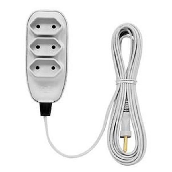Encontraproduto.com.br - Extensão Ilumi Compact 3 m 250 V Branco
