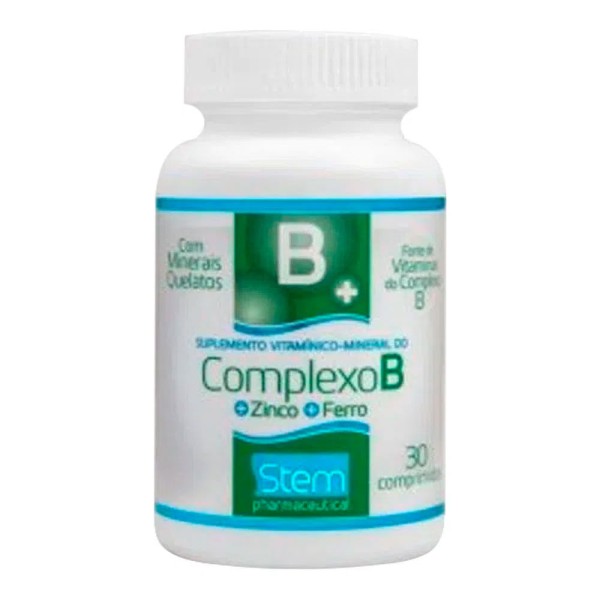 Encontraproduto.com.br - Vitamina B Complexo B Stem 30 Comprimidos