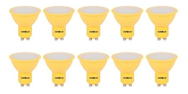 Encontraproduto.com.br - LAMPADA SUPERLED COLORS 4W GU10 AM OUROL