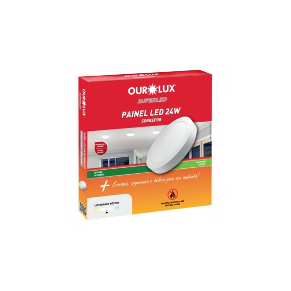 Encontraproduto.com.br - PLAFON 03212A SOB RED 24W 2700K OUROLUX