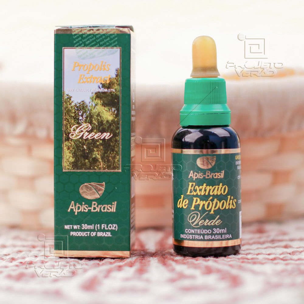 Encontraproduto.com.br - Extrato de Própolis Verde (17%) 30ml - Apis Brasil