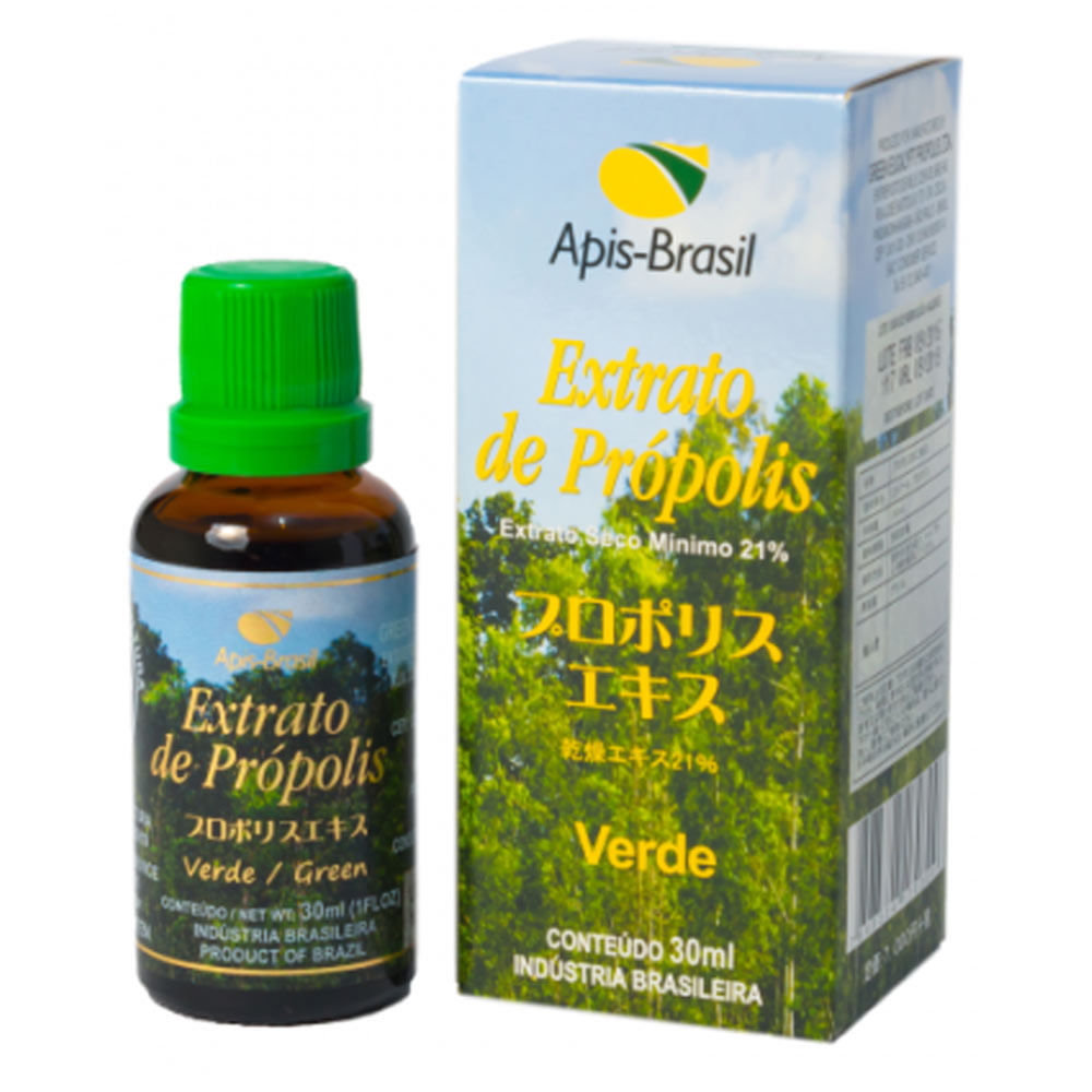 Encontraproduto.com.br - Extrato de Própolis Verde (21%) 30ml - Apis Brasil