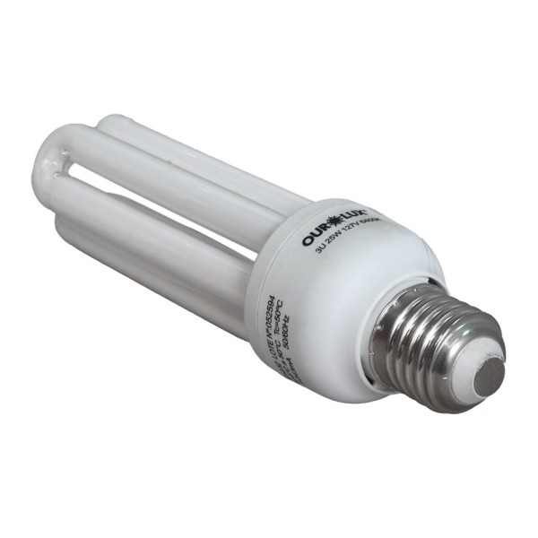 Encontraproduto.com.br - Lâmpada Ourolux Elet 3U 25W 127V 6400K