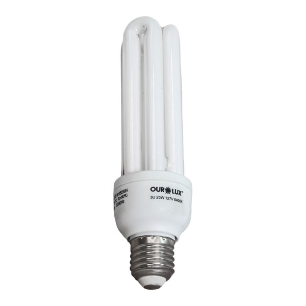 Encontraproduto.com.br - Lâmpada Ourolux Elet 3U 25W 127V 6400K