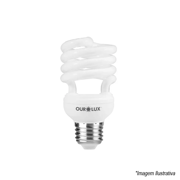 Encontraproduto.com.br - Lâmpada Spiralux 20w 127v 6400k Ourolux