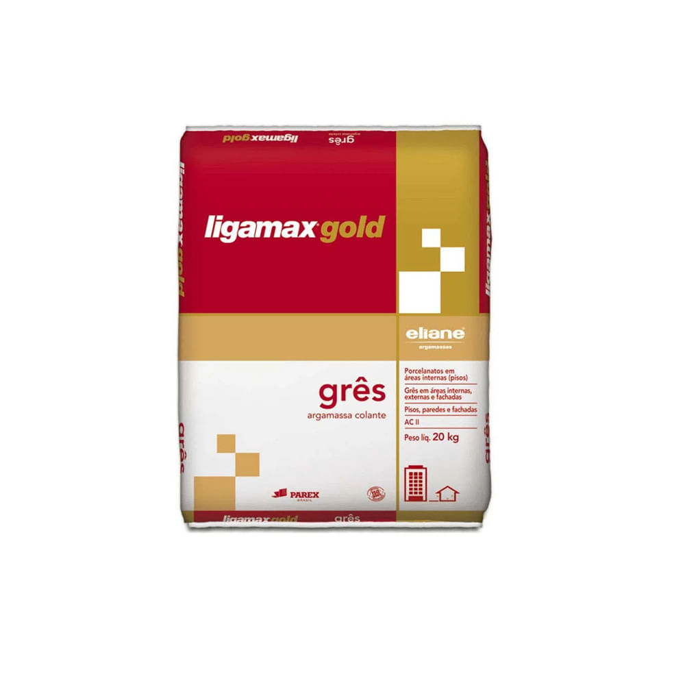 Encontraproduto.com.br - Argamassa Porcelanato Gres Interno ACII 20kg Ligamax