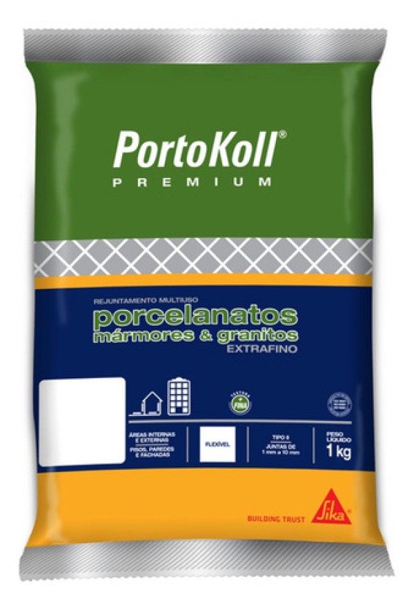 Rejunte Multiuso Grafite 1 Kg Portokoll