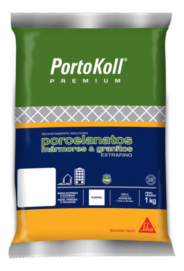 Rejunte Porcelanato Extra Fino 1kg  Todas As Cores