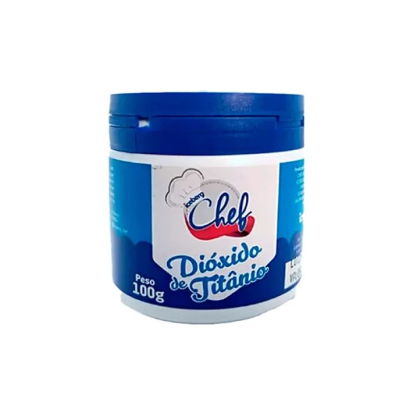 Encontraproduto.com.br - Corante Dióxido de Titânio 100g - Chef Iceberg