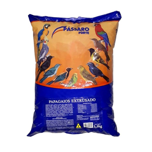 Encontraproduto.com.br - Alimento Extrusado para Papagaios Pássaro Forte
