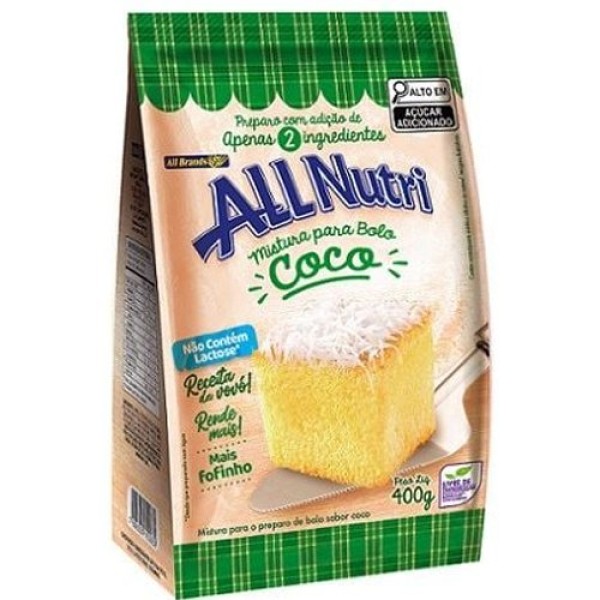 Encontraproduto.com.br - Mistura para Bolo AllNutri Coco 400g