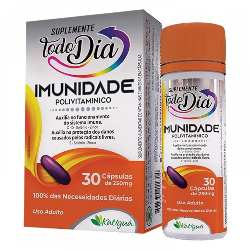 Polivitamínico AZ - Imunidade (250mg) 30 Cápsulas - Katiguá (Venc. 09/2022)